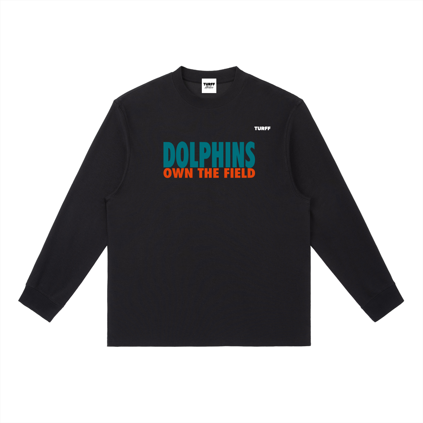 TURFF™ Dark Long Sleeve Field Shirt - Dolphins