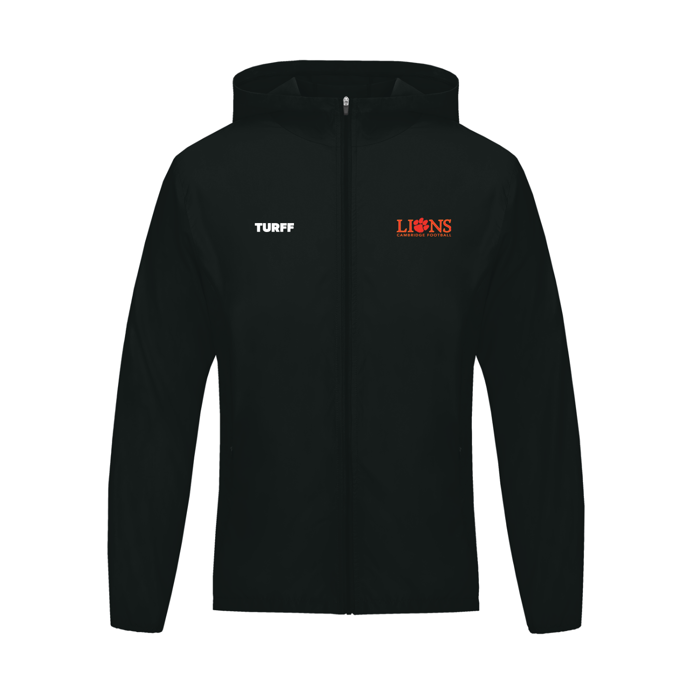 TURFF™ Dark Hooded Windbreaker - Lions