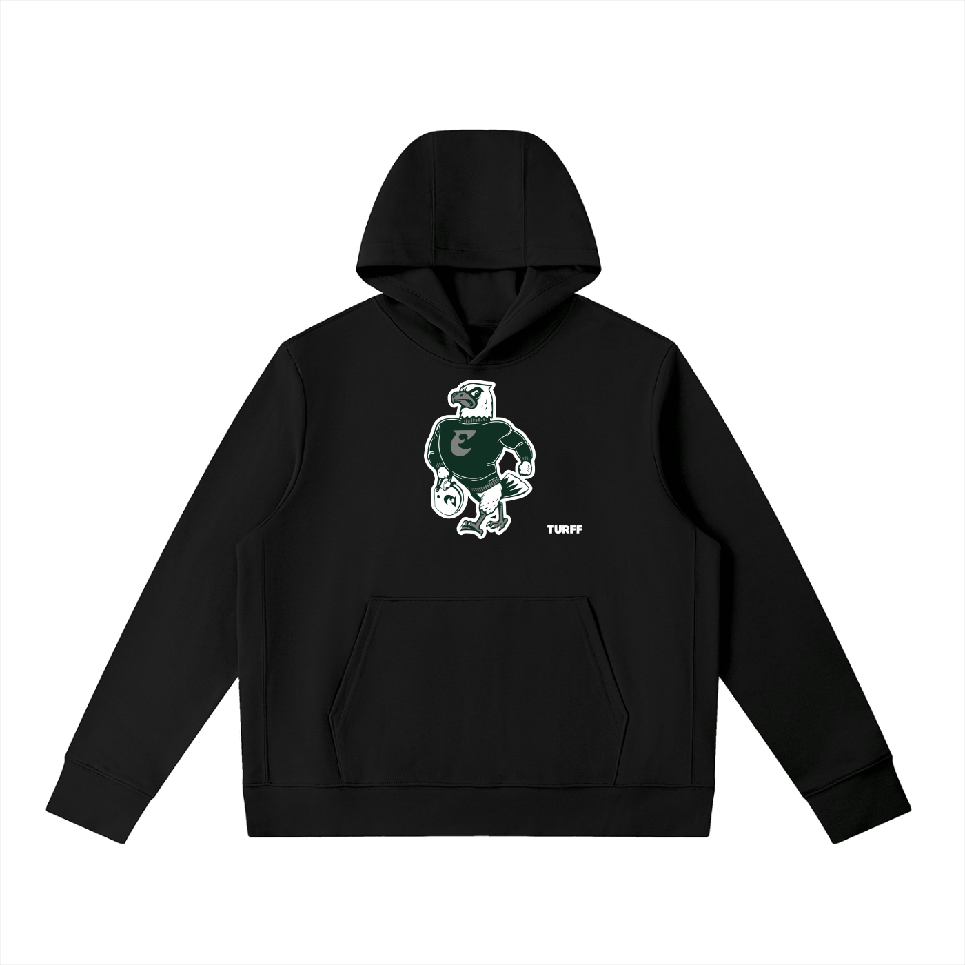 TURFF™ Dark Retro Fleece Hoodie - Eagles