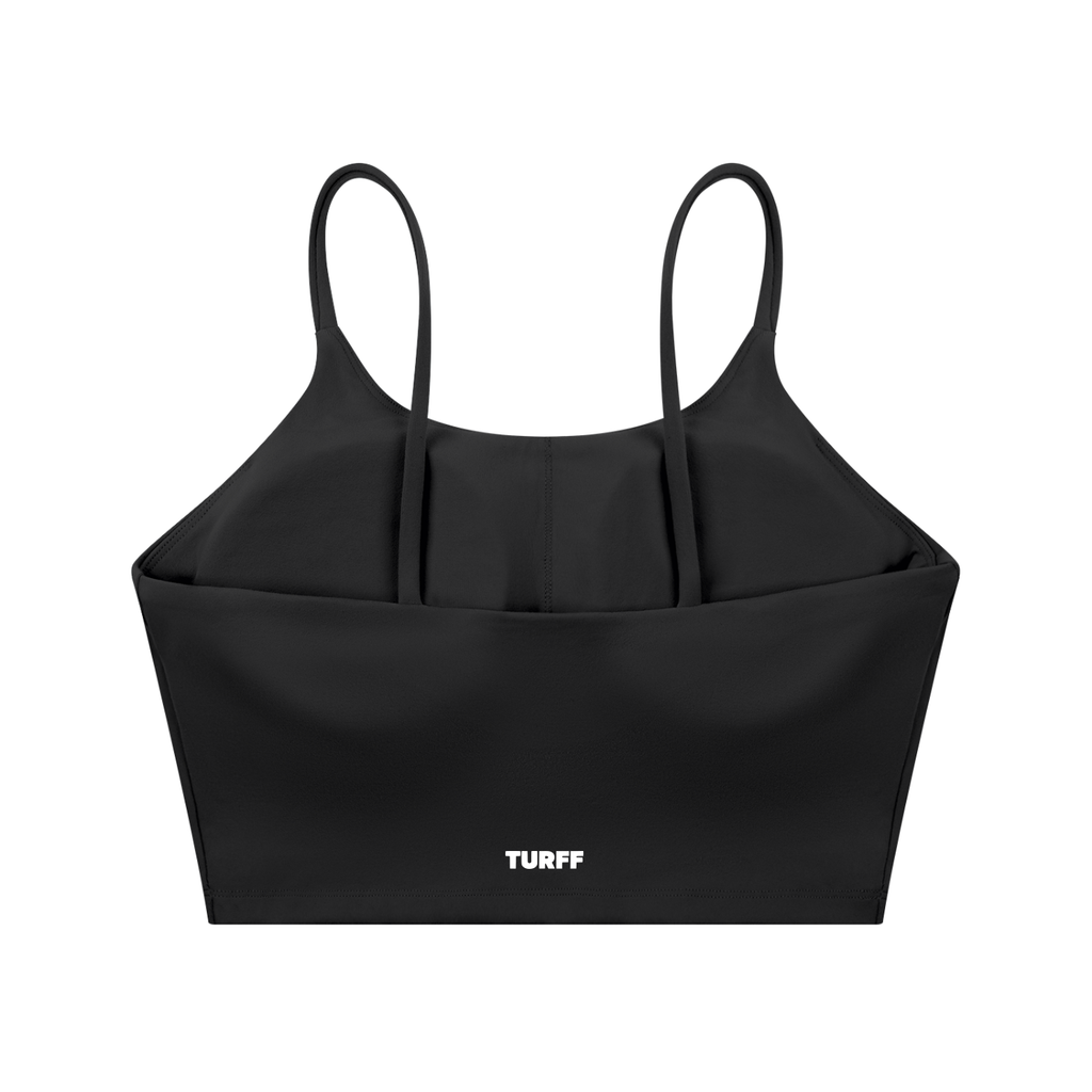 TURFF™ Dark Spaghetti Strap Yoga Sports Bra