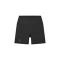 TURFF™ Women's Dark High-Waisted Biker Shorts - Dolphins