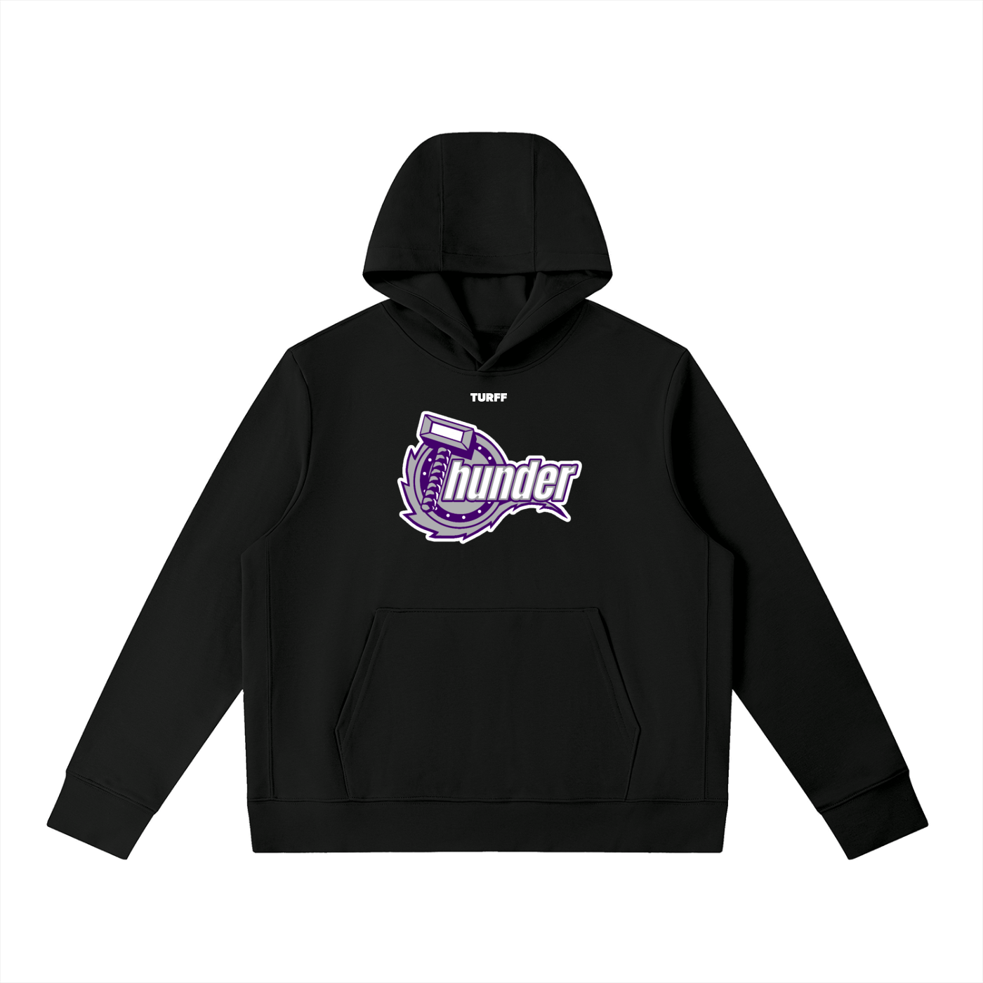 TURFF™ Dark Fleece Hoodie - Thunder