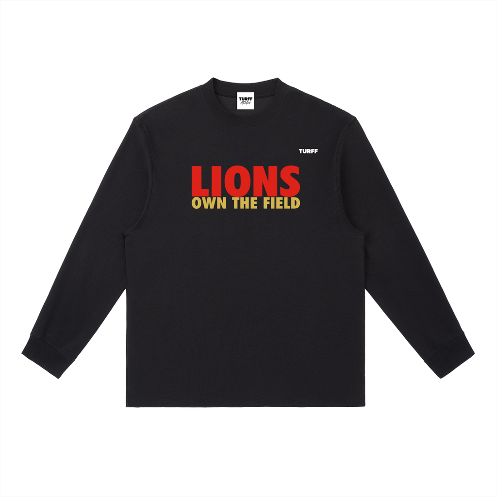 TURFF™ Dark Long Sleeve Field Shirt - Lions