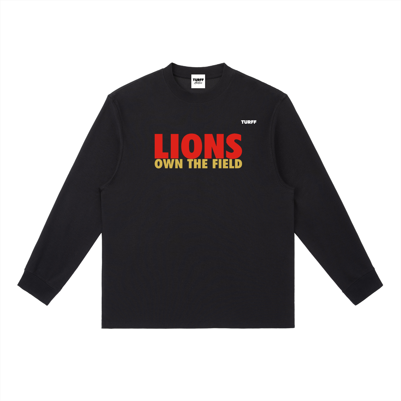 TURFF™ Dark Long Sleeve Field Shirt - Lions