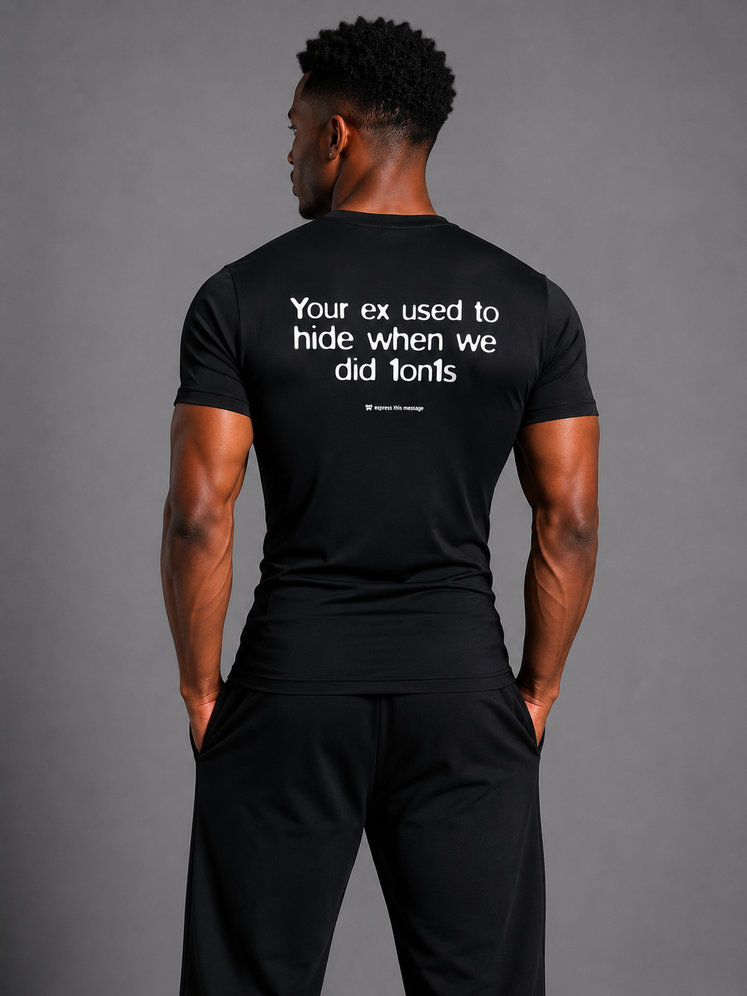TURFF™ Dark “1ON1” Performance Short Sleeve T-Shirt