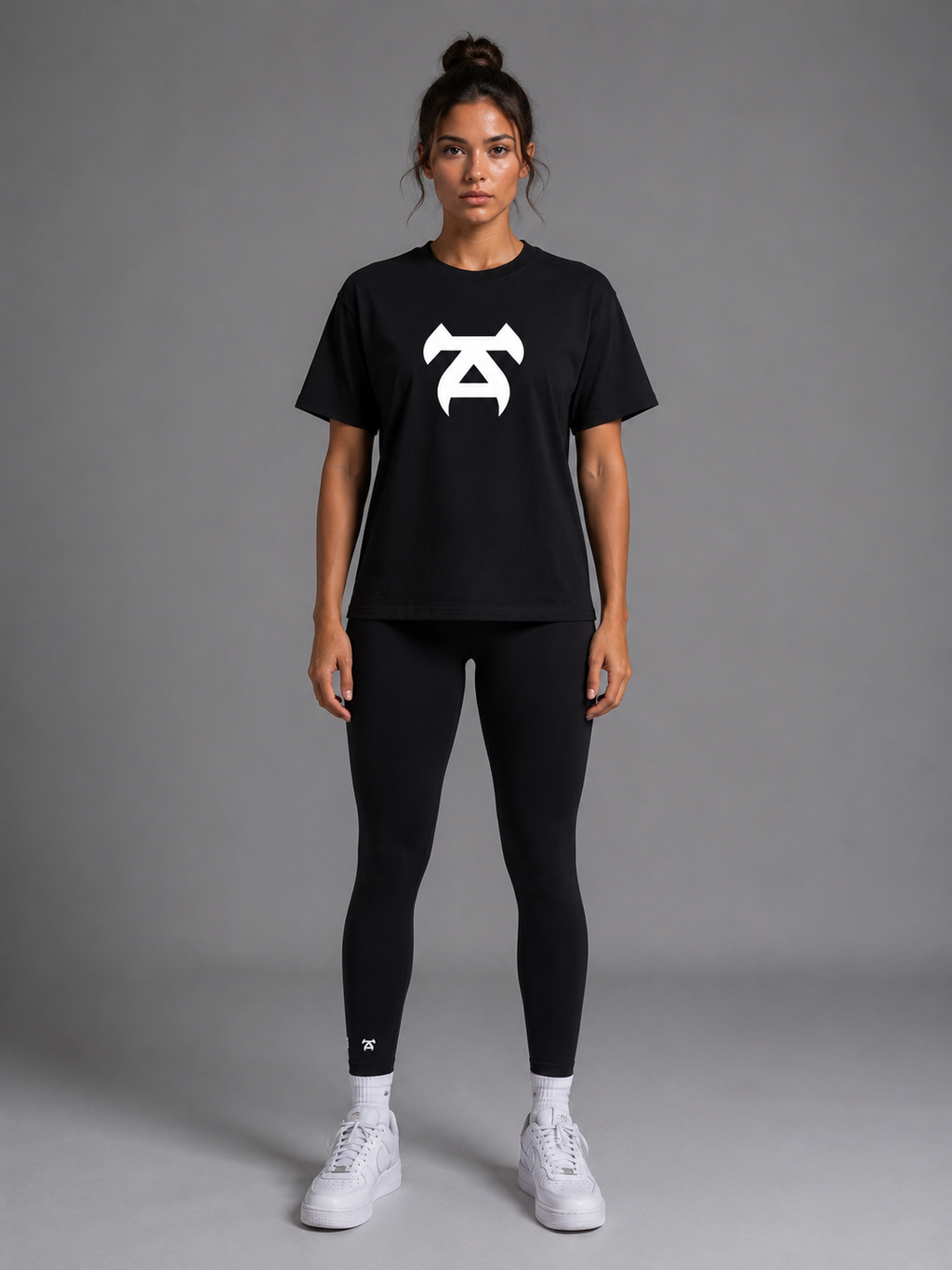 TURFF™ Dark High-Waisted Yoga Leggings