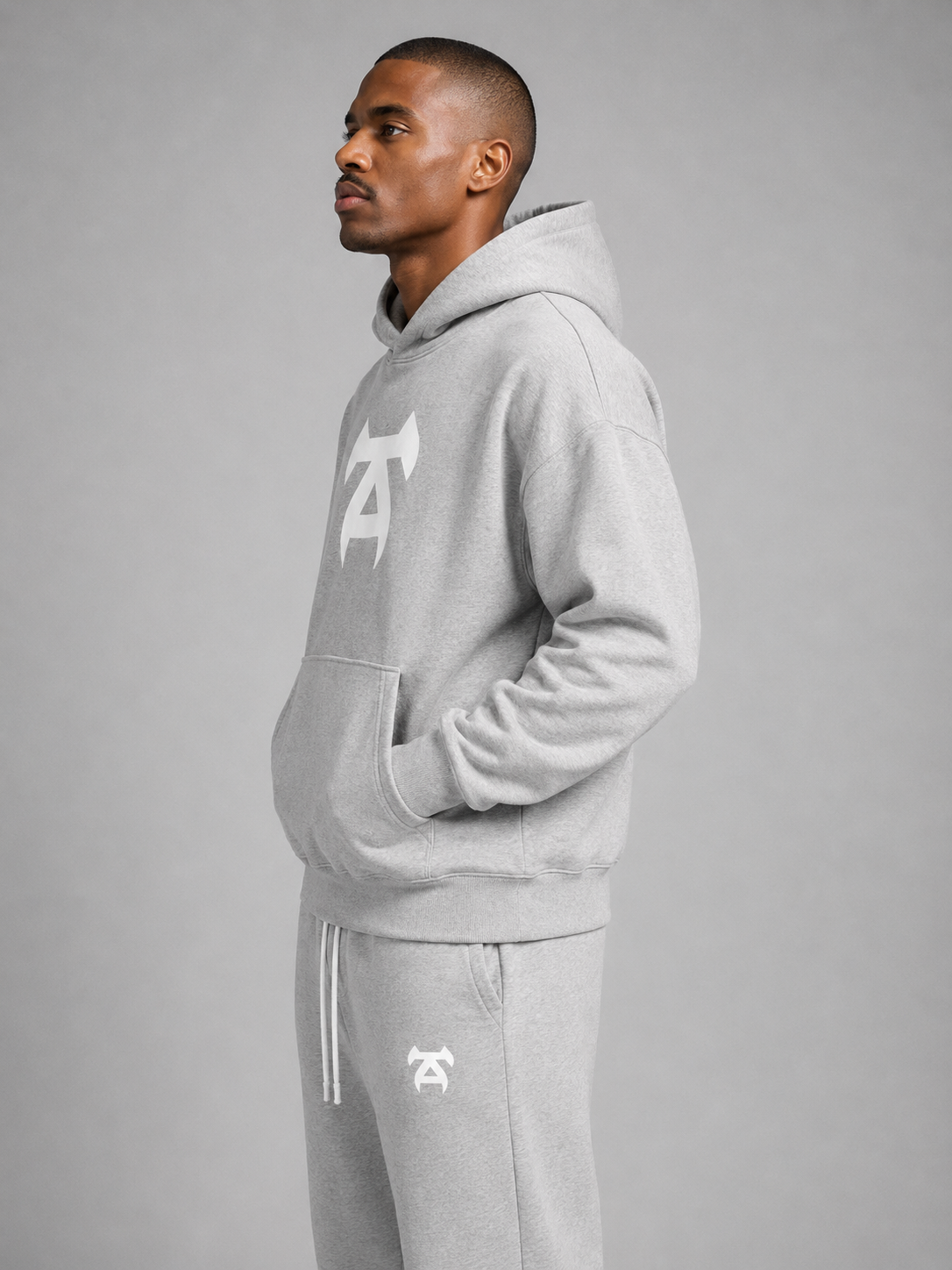 TURFF™  Light Logo Fleece Hoodie
