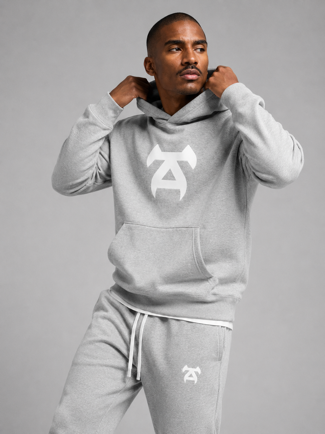 TURFF™  Light Logo Fleece Hoodie