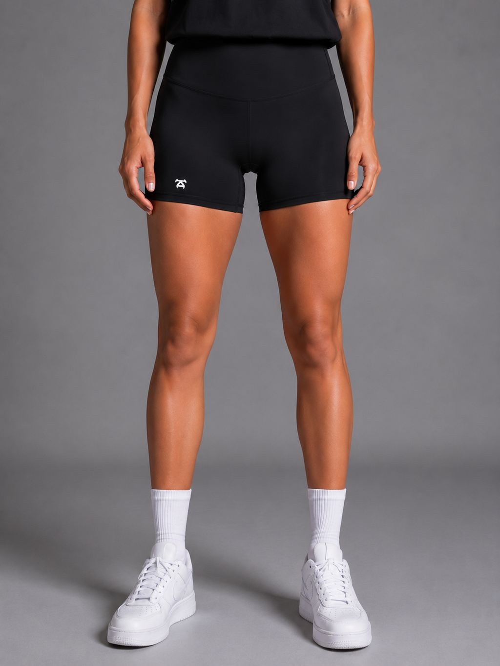 TURFF™ Women's Dark High-Waisted Biker Shorts