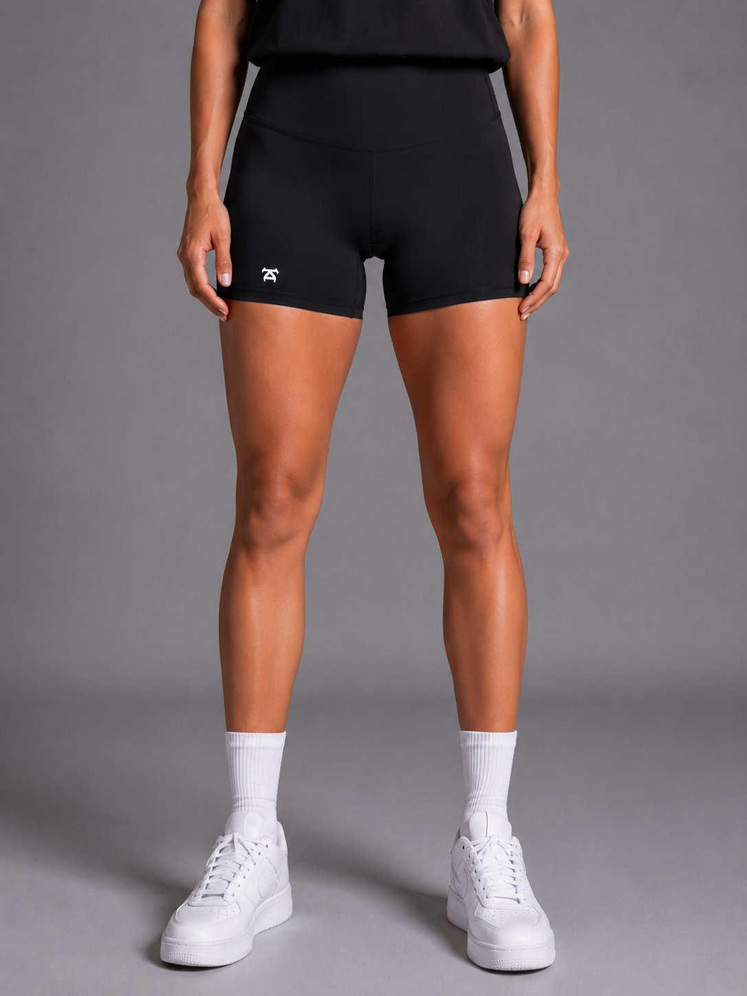 TURFF™ Women's Dark High-Waisted Biker Shorts