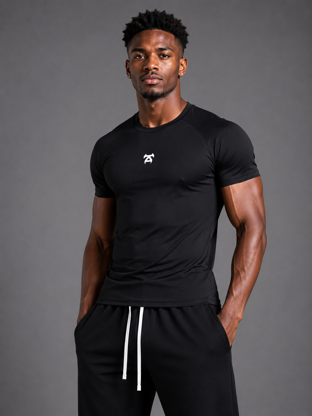 TURFF™ Dark “1ON1” Performance Short Sleeve T-Shirt