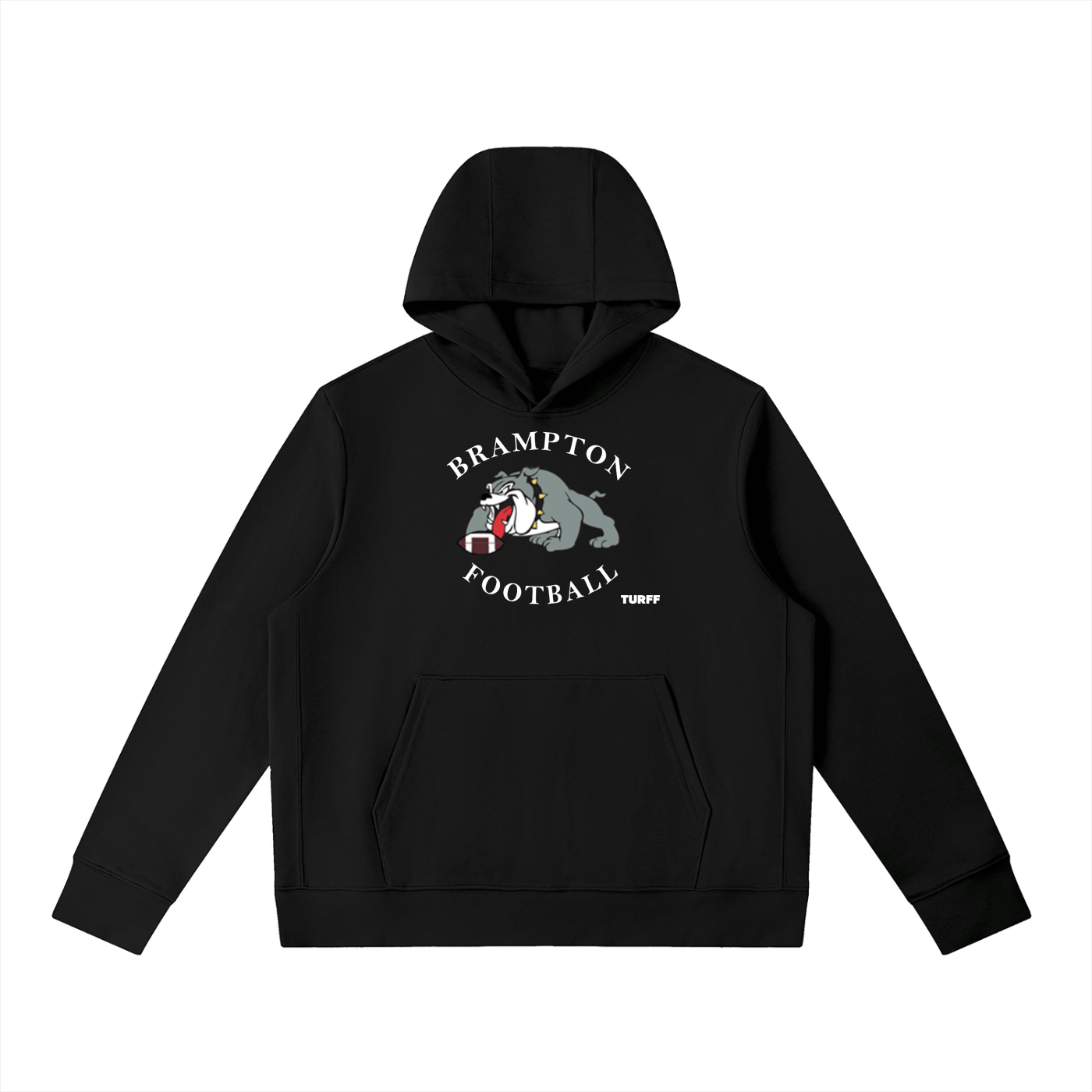 TURFF™ Dark Retro Fleece Hoodie - Bulldogs