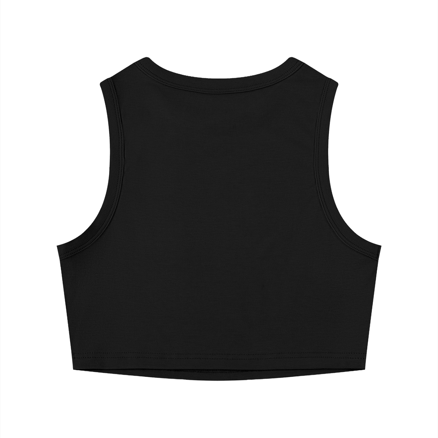 TURFF™ Women's Dark Crewneck Crop Tank Top