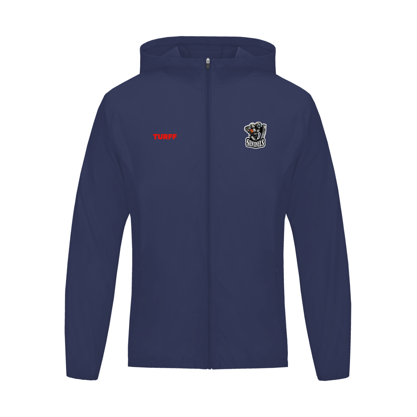 TURFF™ Dark Hooded Windbreaker - Sentinels