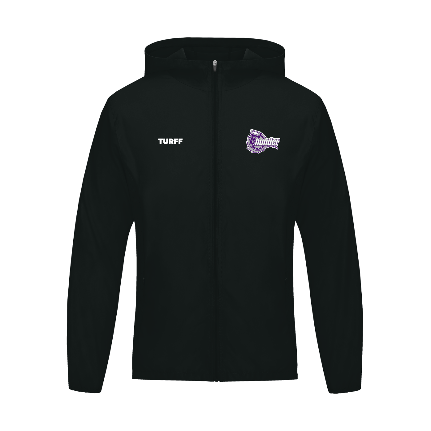 TURFF™ Dark Hooded Windbreaker - Thunder